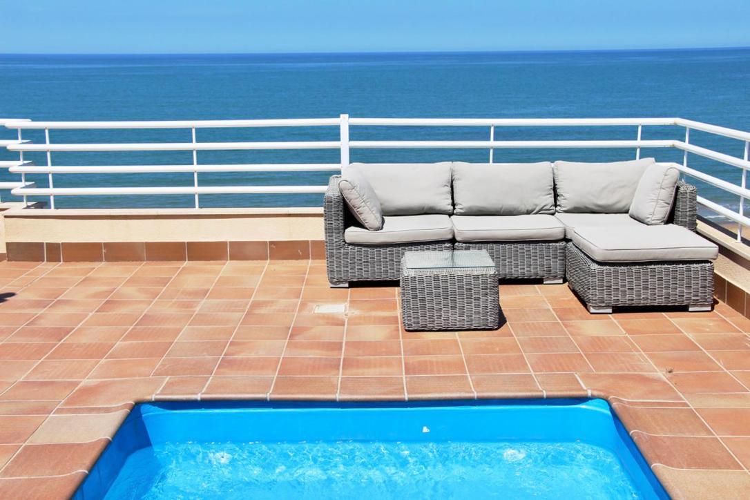 Atico Frontal Al Mar Con Piscina Privada By Homeprive 德尼亚 外观 照片
