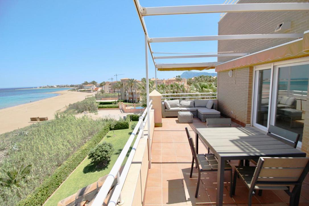 Atico Frontal Al Mar Con Piscina Privada By Homeprive 德尼亚 外观 照片