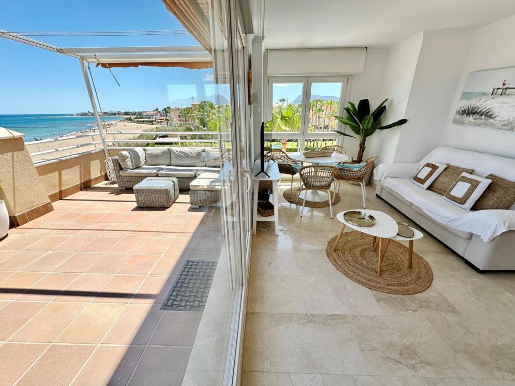 Atico Frontal Al Mar Con Piscina Privada By Homeprive 德尼亚 外观 照片