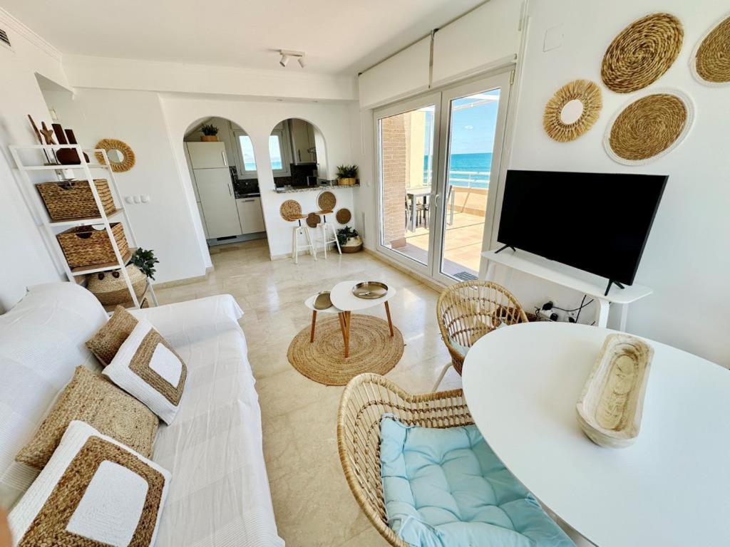 Atico Frontal Al Mar Con Piscina Privada By Homeprive 德尼亚 外观 照片